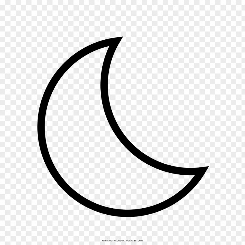 Moon Drawing Coloring Book Line Art PNG