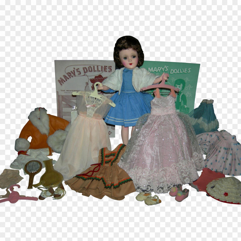 Doll Plastic Figurine Clothing Dress PNG