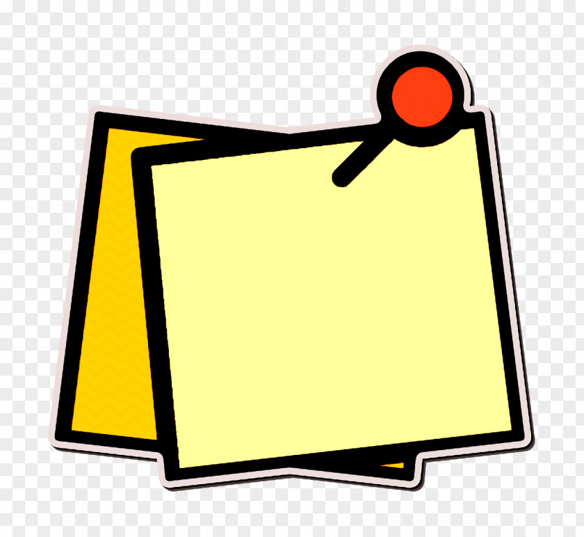 Office Icon Paper Post It PNG