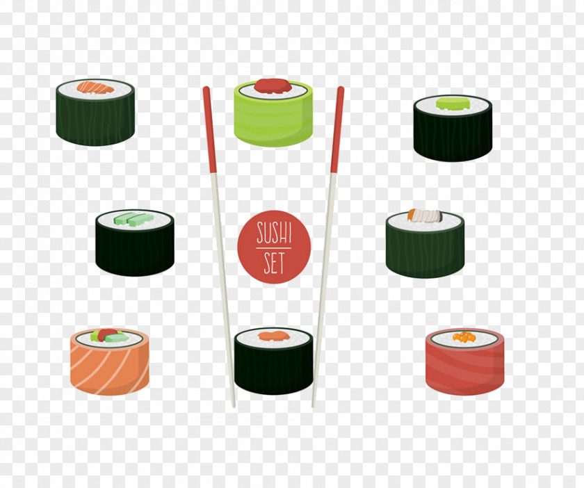 Sushi Japanese Cuisine Makizushi Gratis PNG