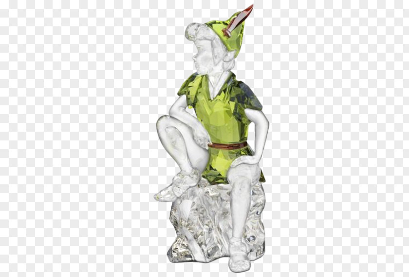 Crystal Sculpture Peter Pan Tinker Bell And Wendy Swarovski AG PNG