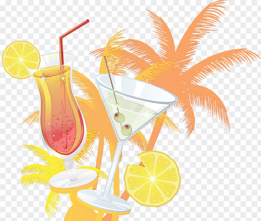 Drink Cocktail Garnish Non-alcoholic Beverage Juice Orange PNG