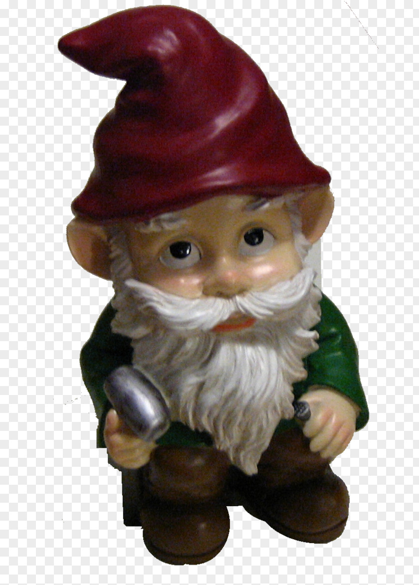 Gnome Watercolor Garden PNG