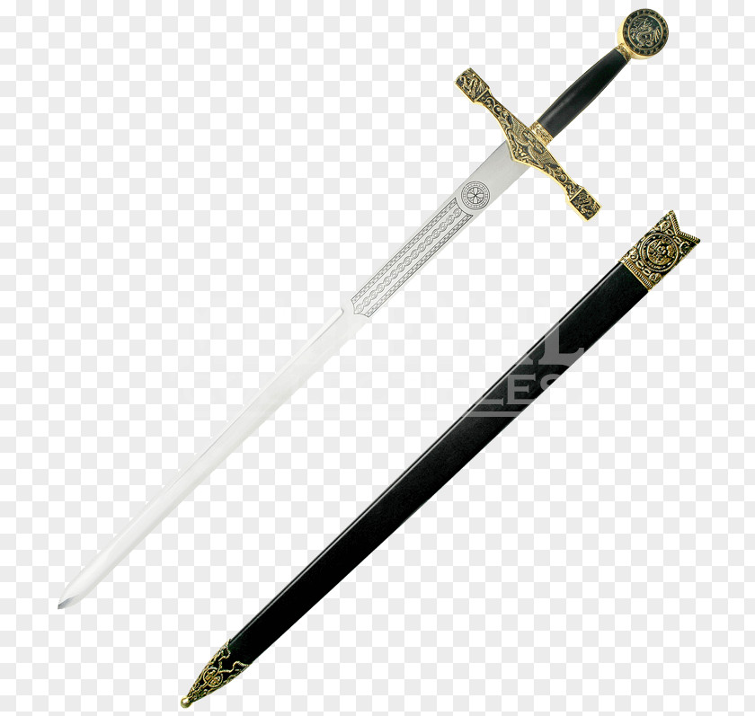 Sword Excalibur King Arthur Wallace Hilt PNG