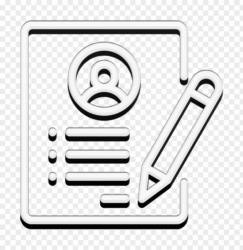 Symbol Line Art Interview Icon PNG
