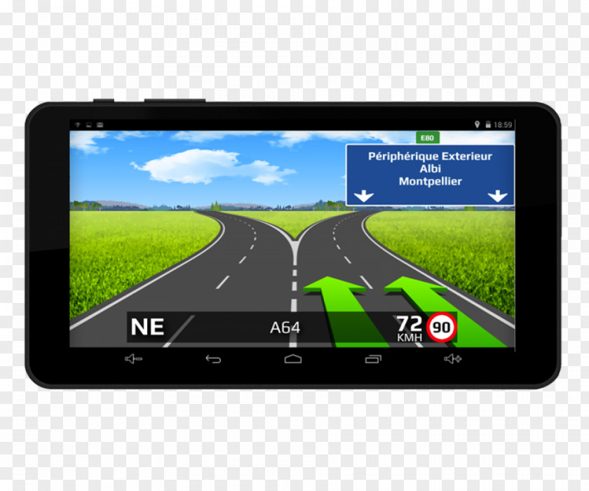 Truck GPS Navigation Systems Tablet Computers Automotive System Wi-Fi PNG