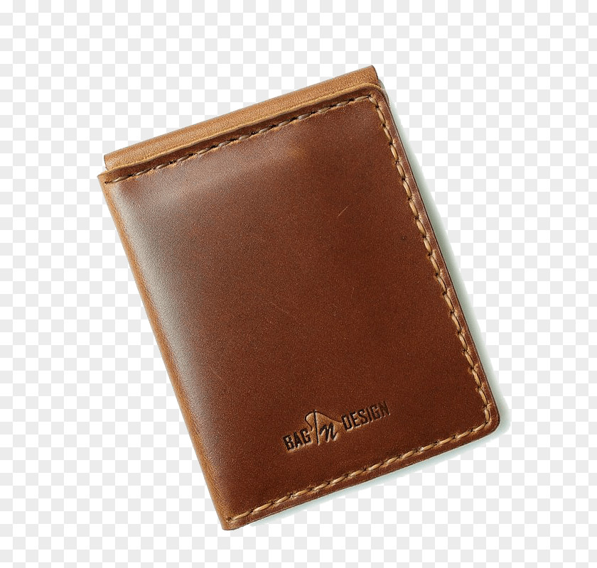Wallet Money Clip Leather Bag PNG
