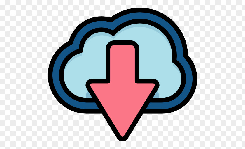 Cloud Computer Technology Line Clip Art PNG