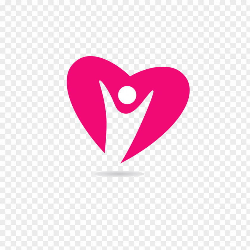 Creative Human Heart Symbol Logo PNG