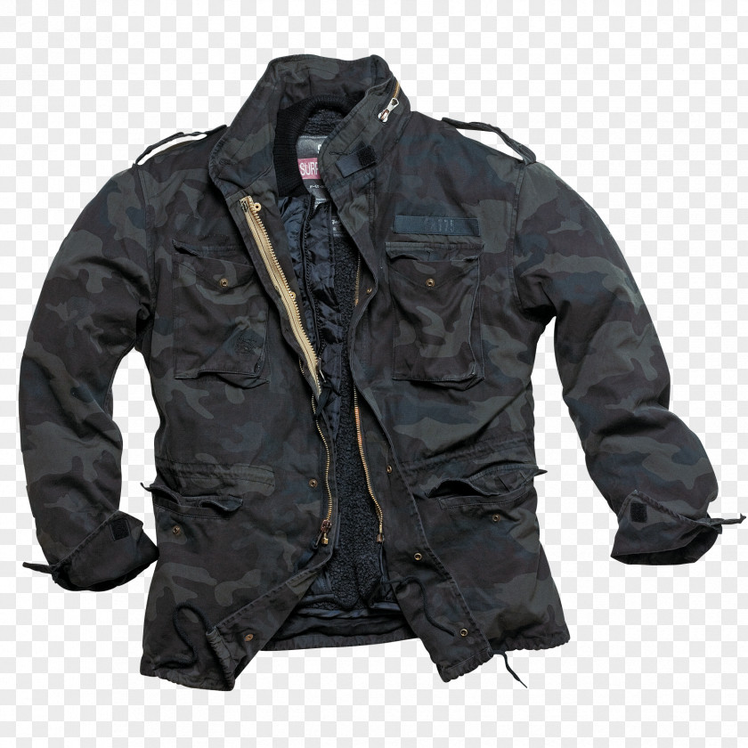 Military M-1965 Field Jacket Surplus Clothing PNG