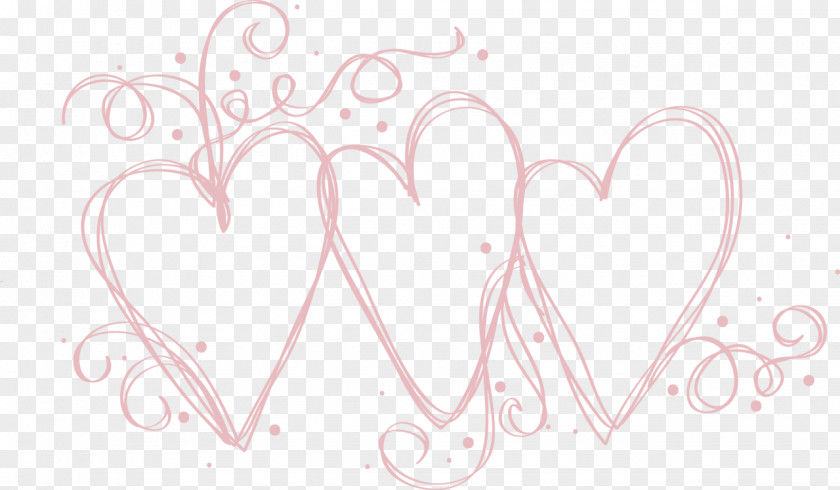 Pink Heart Logo Brand Font PNG