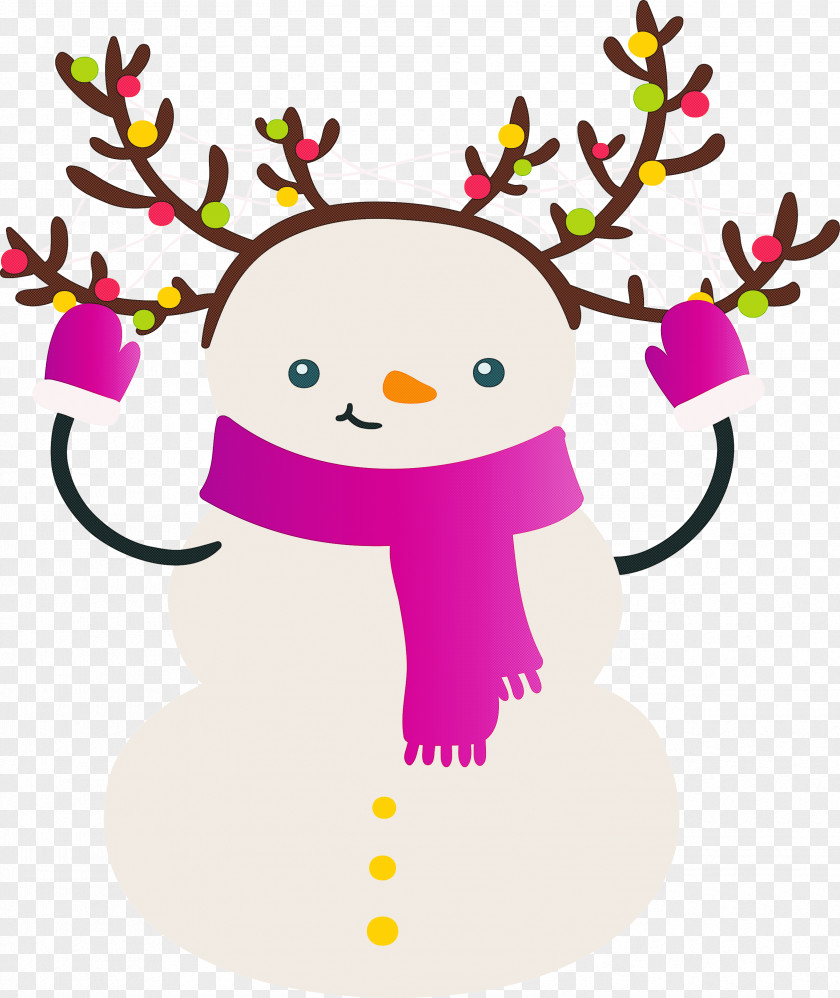 Snowman Winter Christmas PNG