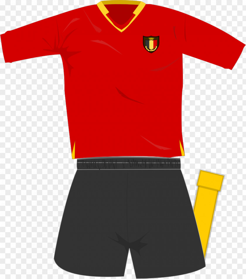T-shirt Belgium National Football Team Kit PNG