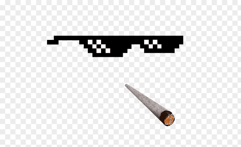 Thug Life T-shirt Sunglasses Clip Art PNG