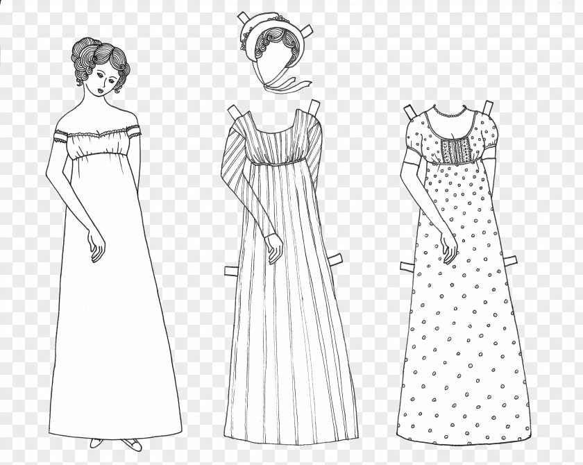 Dress Gown Wedding Party Woman PNG