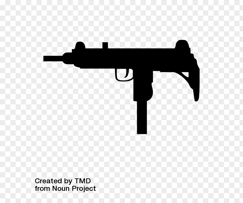 Machine Gun Uzi Submachine Firearm PNG