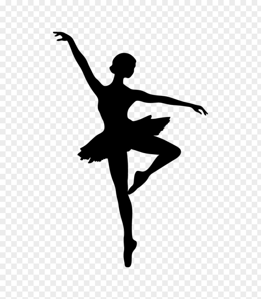 Silhouette Modern Dance Ballet Dancer PNG
