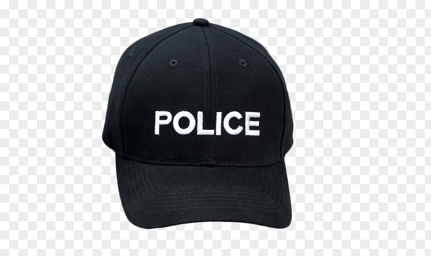 Black Hat Baseball Cap Police PNG
