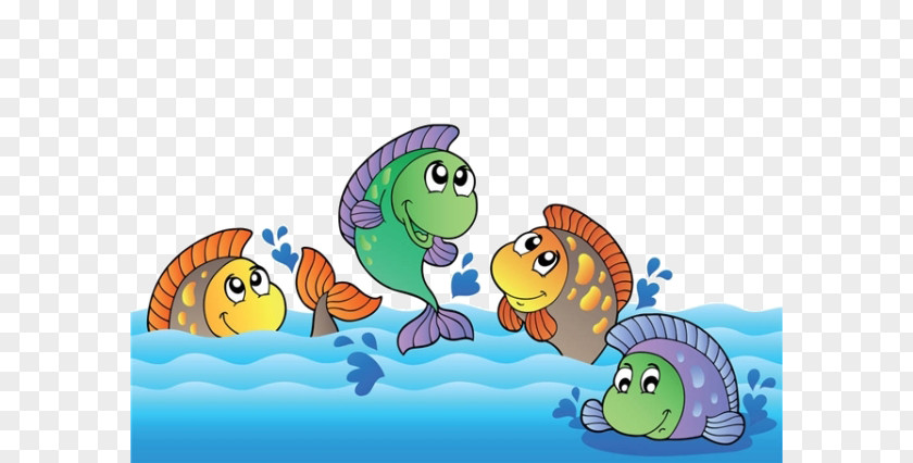 Cartoon Fish Material Freshwater Illustration PNG