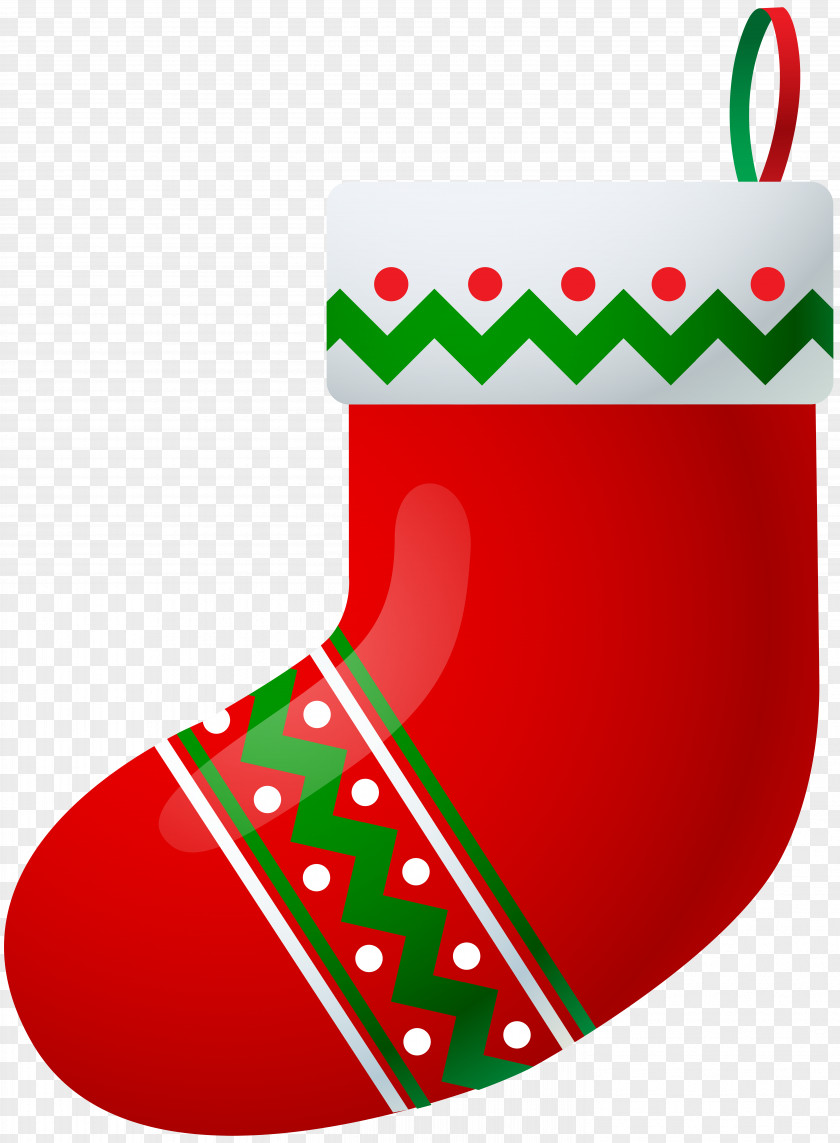 Christmas Stocking Clip Art Image PNG
