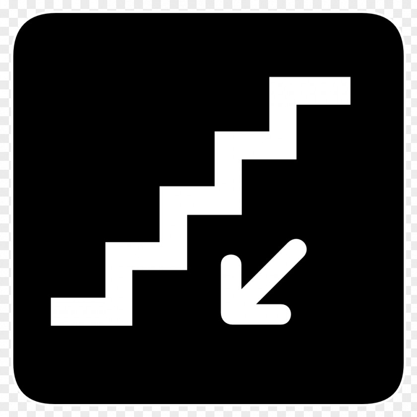 Escalator Stairs Sign Building Symbol PNG
