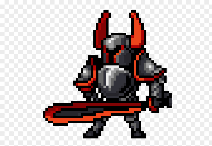 Knight Pixel Art Image PNG