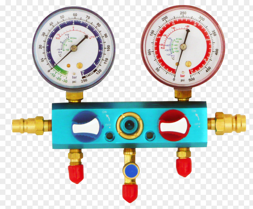 Practical Pressure Meter Gauge Gas R-410A Refrigerant PNG