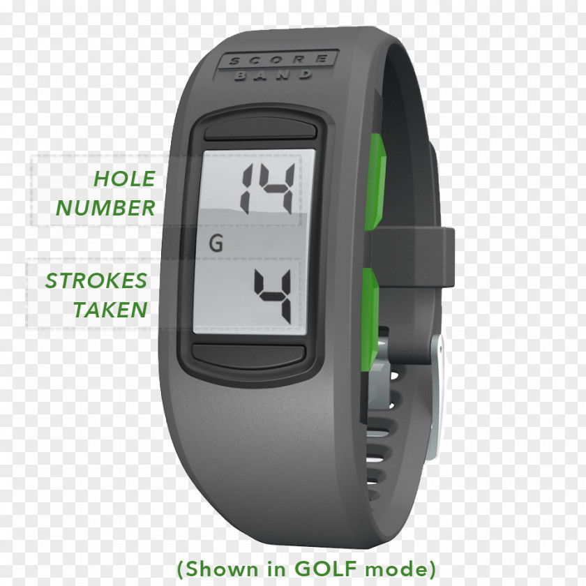 Play Golf Watch Strap Heart Rate Monitor Pedometer Running Total PNG