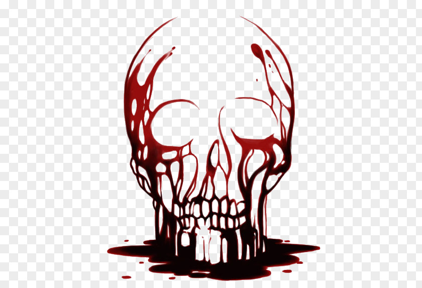 Skull Art Blood Image Head PNG