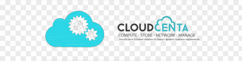 Cloud Banner Logo Brand Font PNG