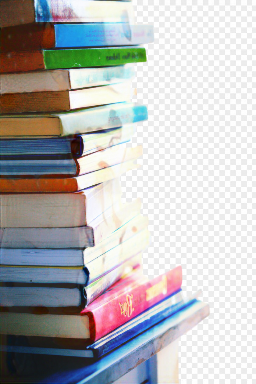 Colorfulness Paper Stack Of Books PNG