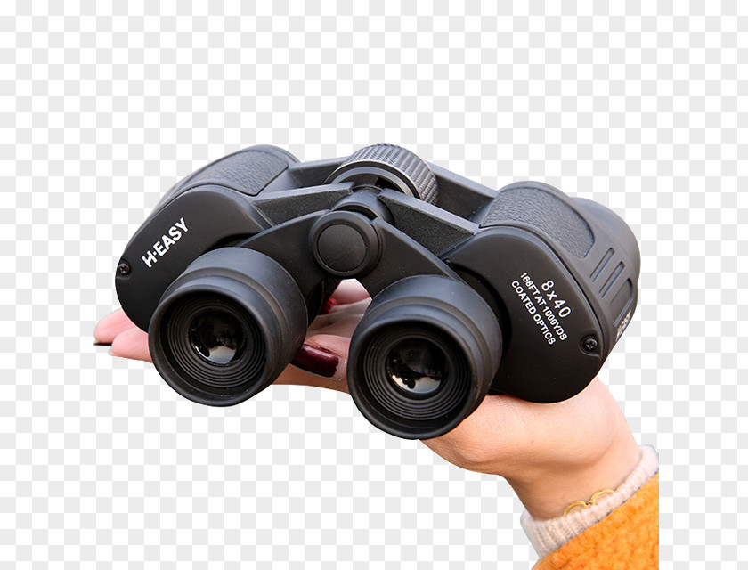 Hand Holding Binoculars Optical Telescope Magnification Monocular PNG