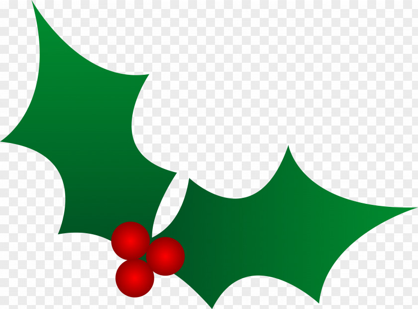 Holly Common Christmas Free Content Clip Art PNG
