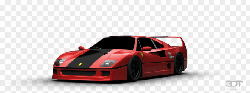 Ferrari F40 Model Car Automotive Design PNG