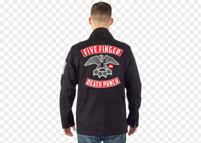 Five Finger Death Punch Hoodie T-shirt Jacket Sleeve PNG