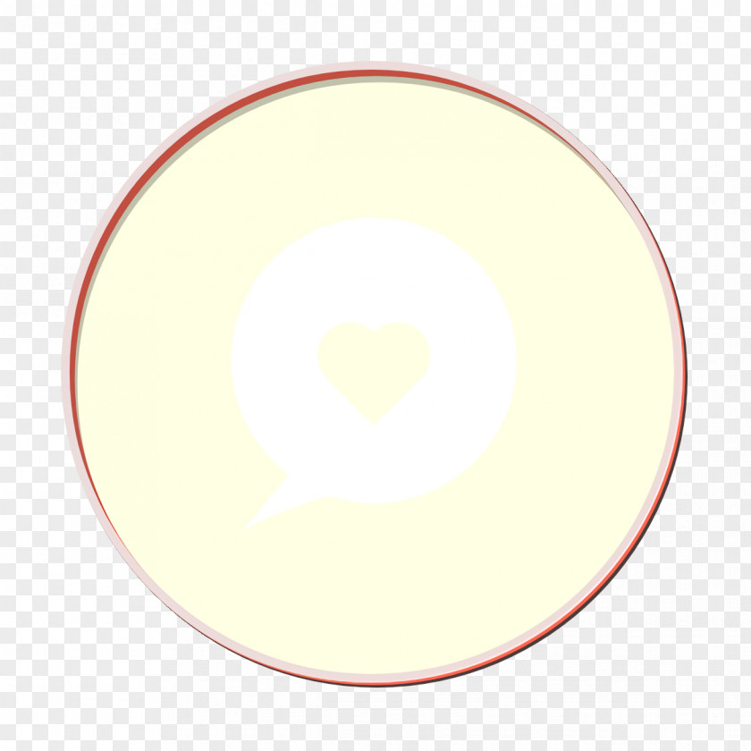 Light Yellow Chat Bubble Icon Conversation Message PNG
