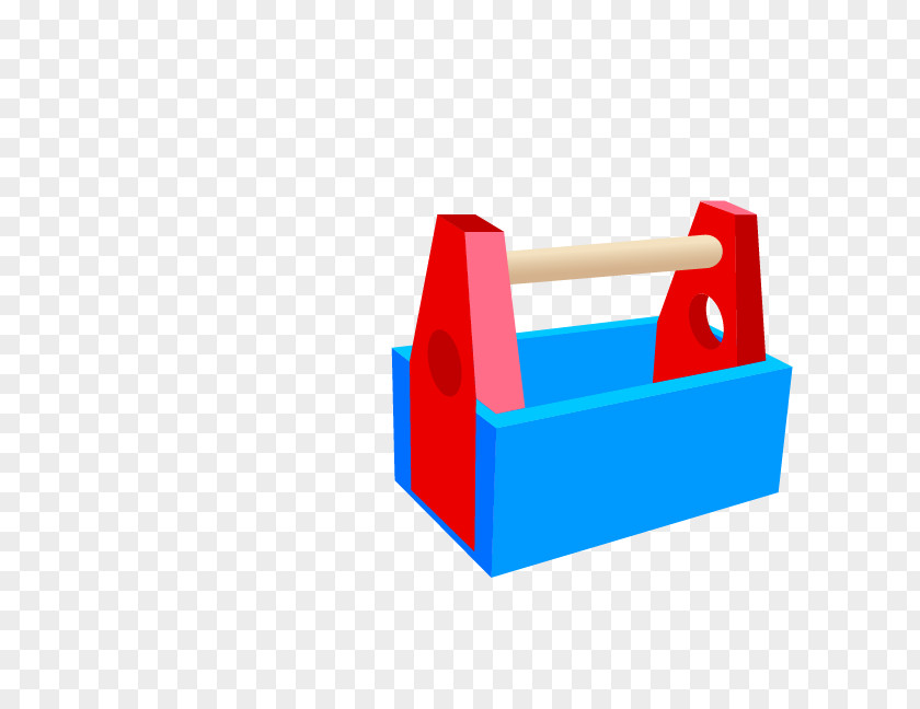 Vector Blue Bucket Toy PNG