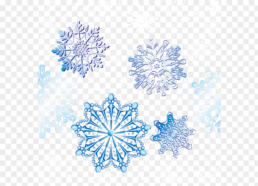 Vector Snowflake Apparel Printing Euclidean Snow PNG
