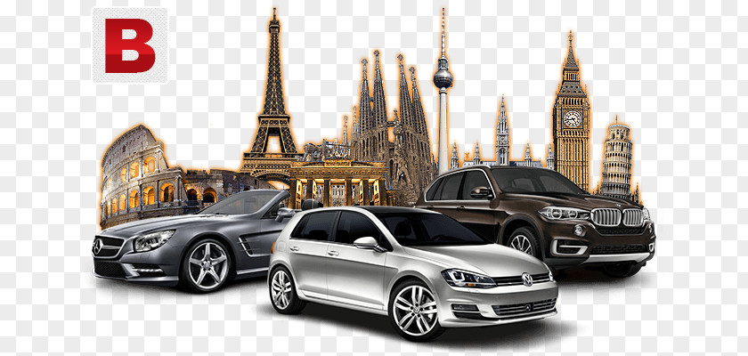 Beauty Flyer Center Car Rental Taxi Luxury Vehicle Sixt PNG