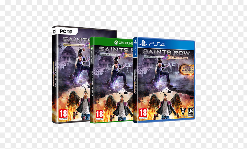 Saints Row 3 Art Xbox 360 IV Row: Gat Out Of Hell Open World Expansion Pack PNG