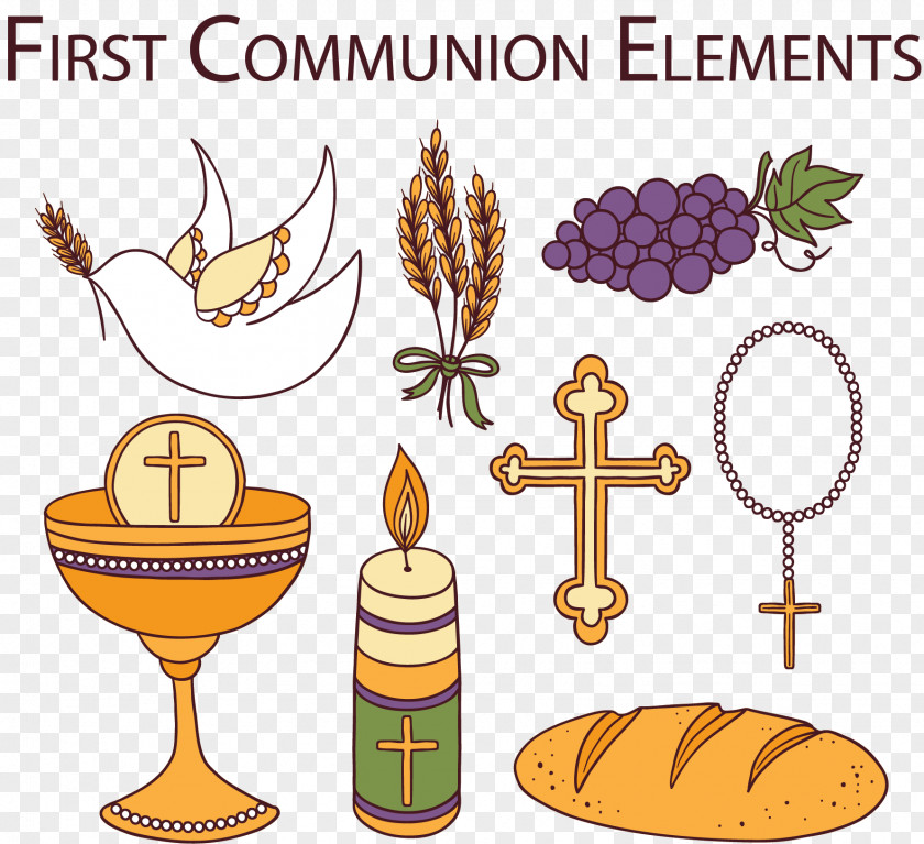 Vector Hand-painted Christianity Euclidean Clip Art PNG
