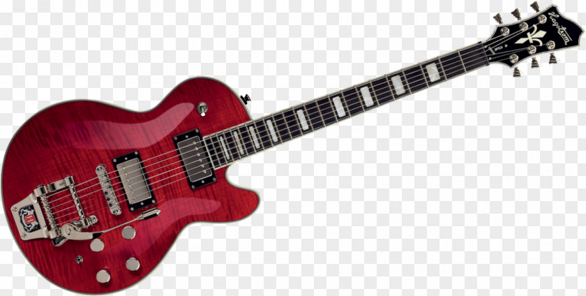 Wild Cherry Hagström Viking Hagstrom Super Swede Electric Guitar PNG