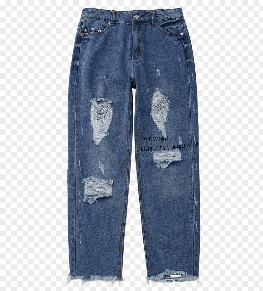 Boyfriend Carpenter Jeans Denim Pants PNG