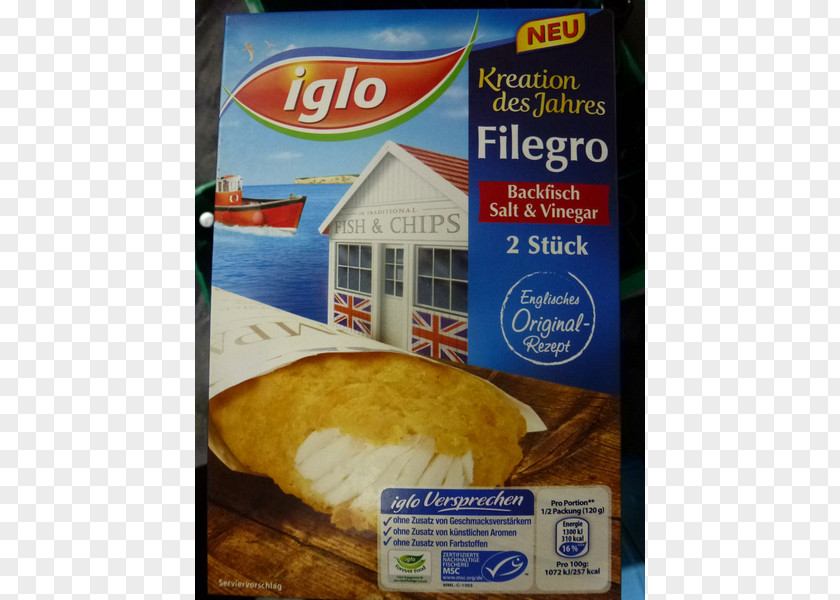 Junk Food Fried Fish And Chips Iglo Frozen PNG