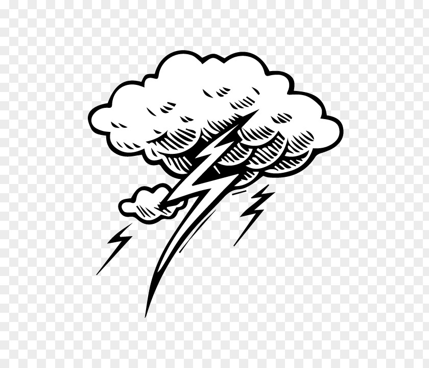 Lightning Cloud Tattoo Thunderstorm Clip Art PNG