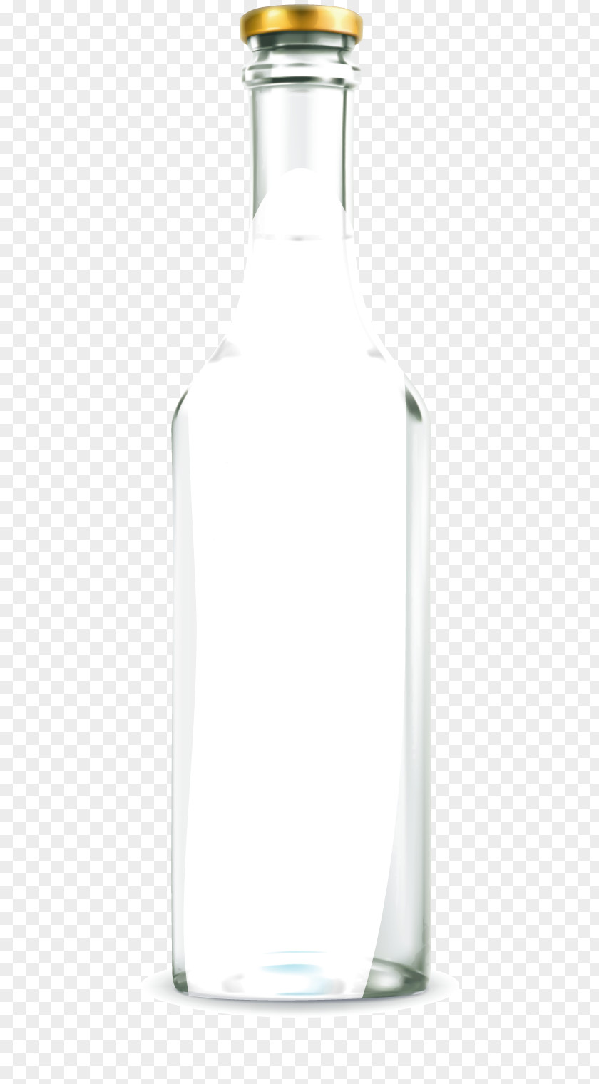 Vector Transparent Bottle Transparency And Translucency Glass PNG