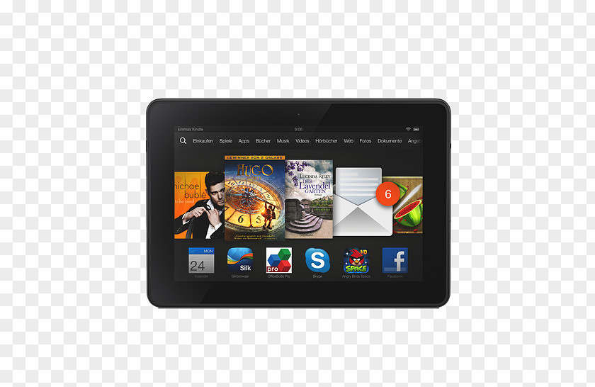 Computer Amazon Kindle Fire HDX 8.9 Amazon.com Phone 7 PNG