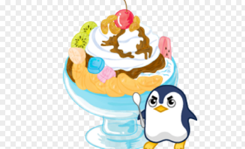 Penguin Sundae Ice Cream Clip Art Mitsui Cuisine M PNG