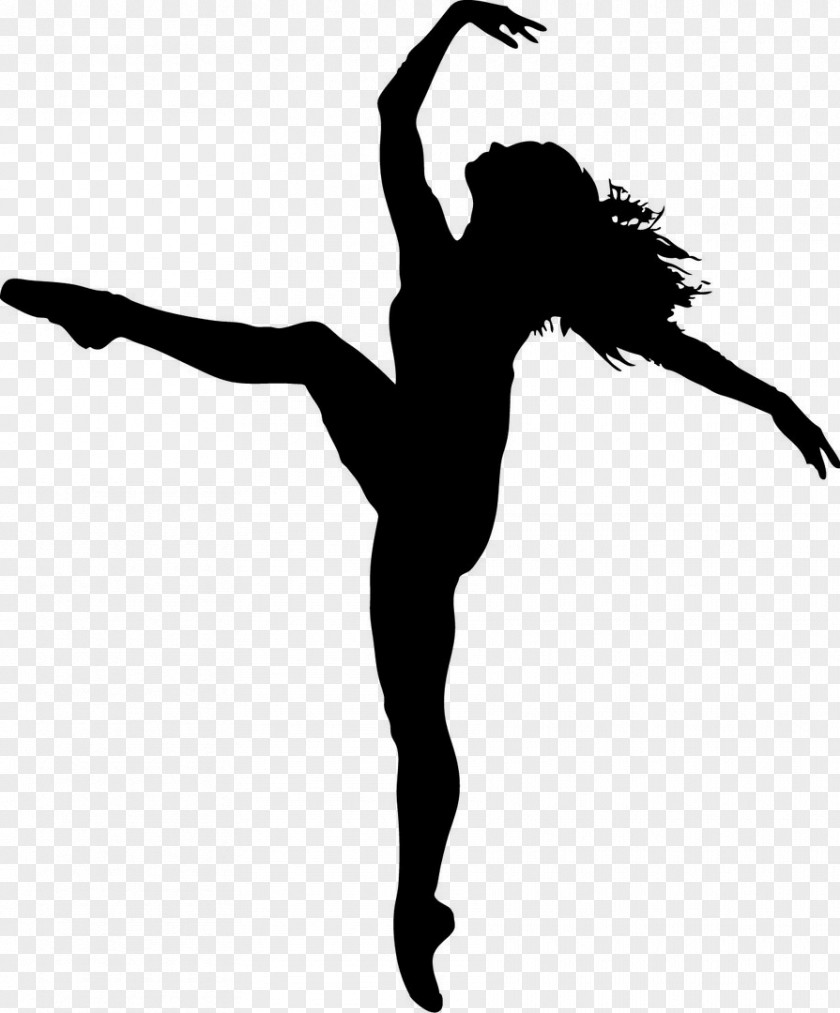 Ballerina Jazz Dance Silhouette Ballet Dancer Clip Art PNG
