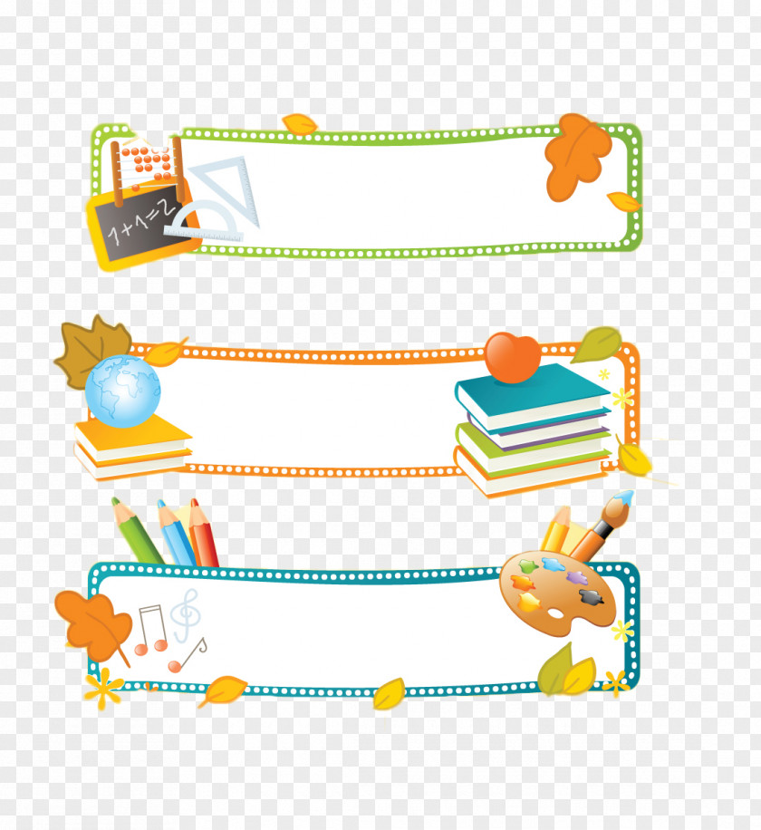 Box Decoration School Illustration PNG